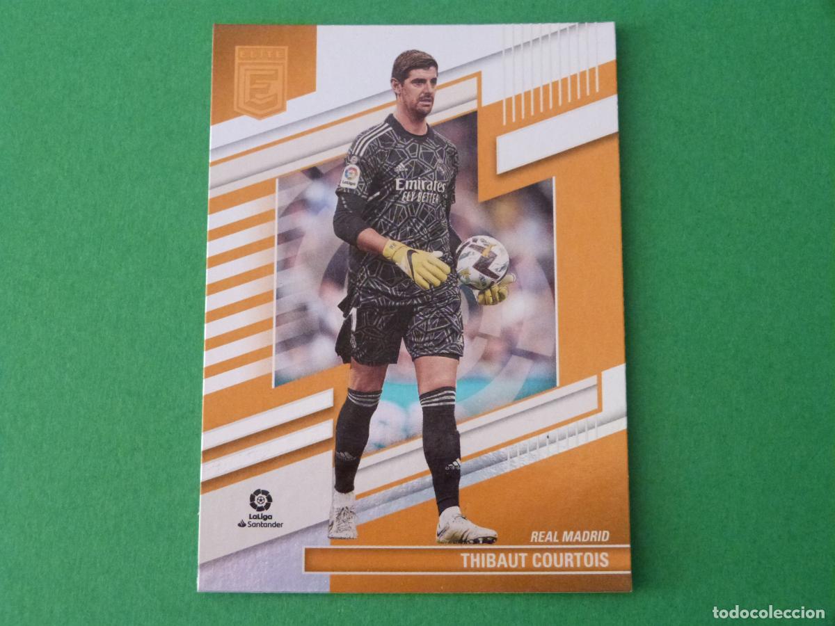 Figurine di Calcio: TRADING CARD FUTBOL COURTOIS REAL MADRID C.F. N&ordm; 148 LIGA ELITE 2022-2023/22-23 PANINI