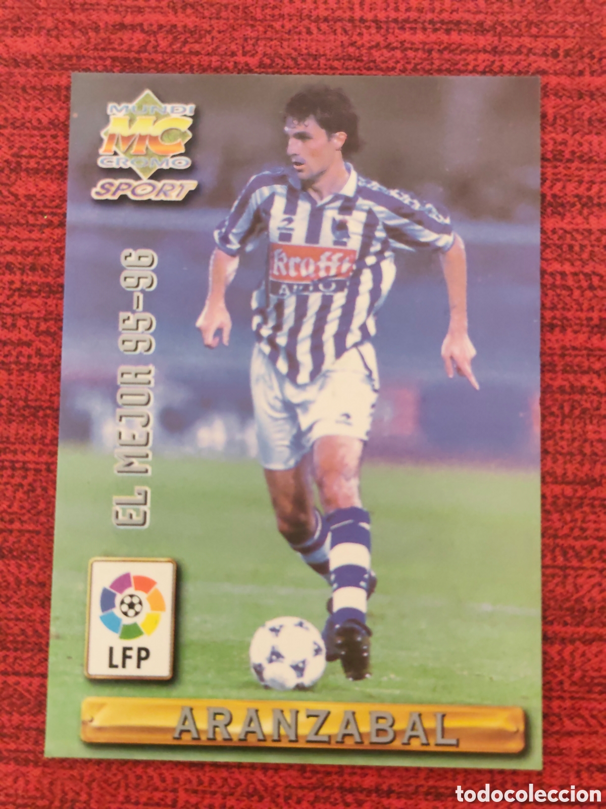 Cromos de f&uacute;tbol: 406 ARANZABAL REAL SOCIEDAD EL MEJOR 95-96 MUNDICROMO 1996 1997 #