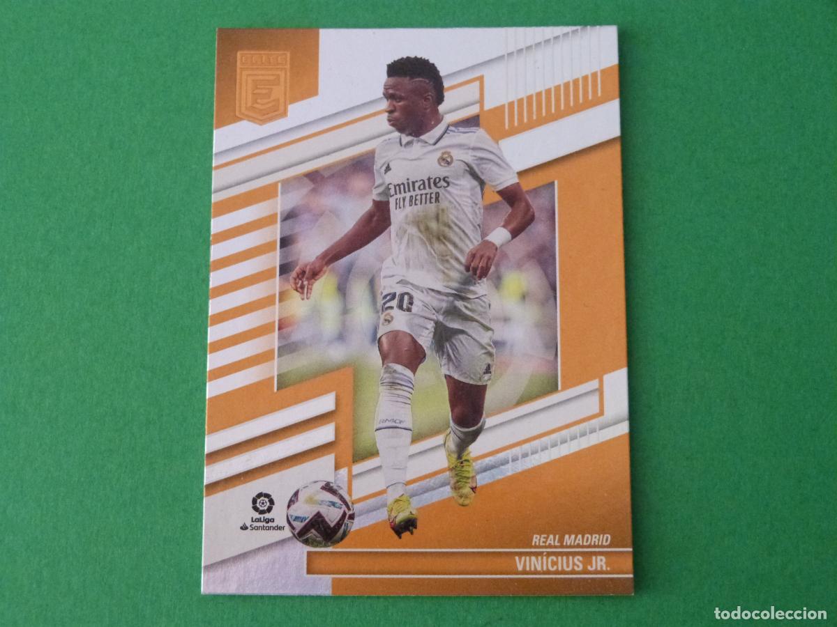 Figurine di Calcio: TRADING CARD FUTBOL VINICIUS REAL MADRID C.F. N&ordm; 150 LIGA ELITE 2022-2023/22-23 PANINI