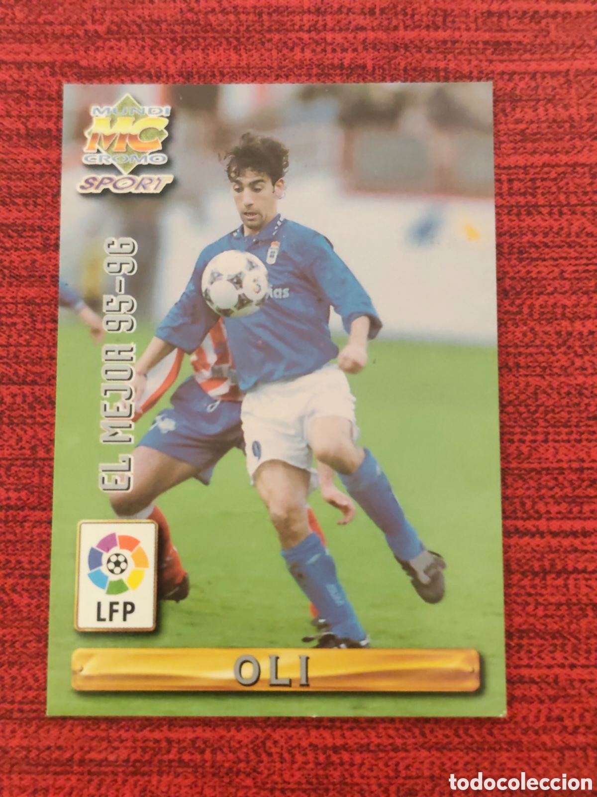 Cromos de f&uacute;tbol: 414 OLI REAL OVIEDO EL MEJOR 95-96 MUNDICROMO 1996 1997 #