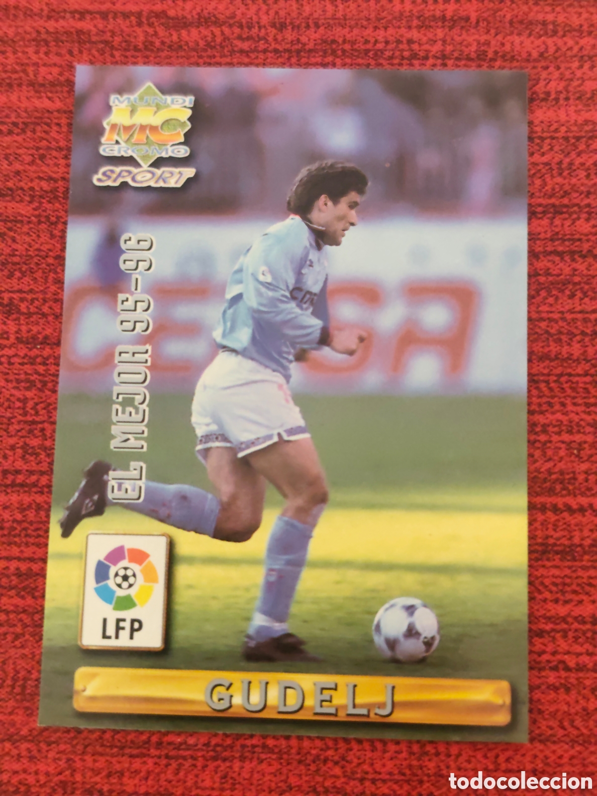 Figurine di Calcio: 410 GUDELJ CELTA DE VIGO EL MEJOR 95-96 MUNDICROMO 1996 1997 #