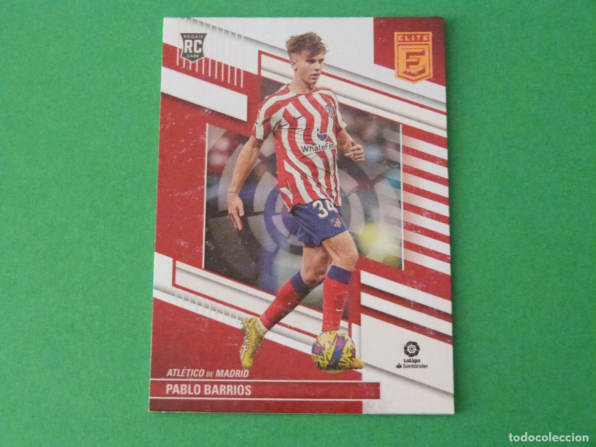 Figurine di Calcio: TRADING CARD FUTBOL PABLO BARRIOS ATLETICO DE MADRID N&ordm; 214 LIGA ELITE 2022-2023/22-23 PANINI