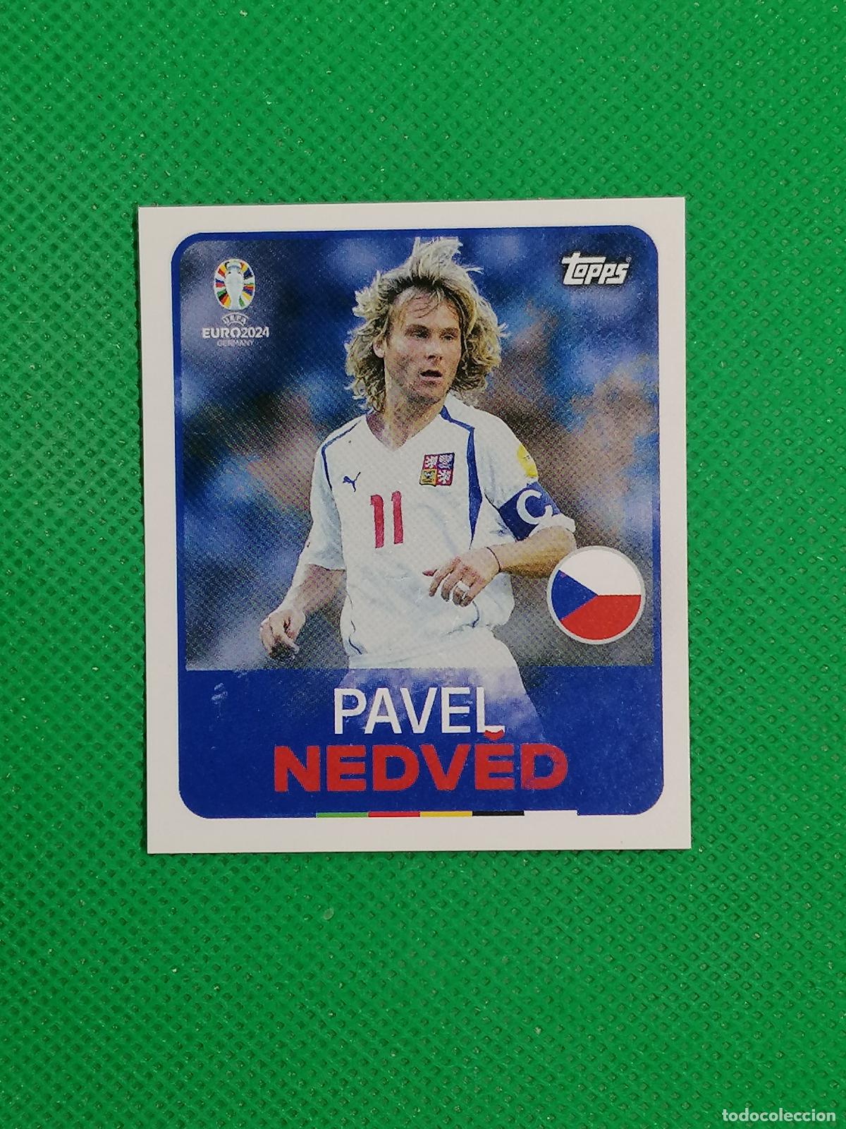 Figurine di Calcio: LEG 4 LEG4 PAVEL NEDVED ⚽ TOPPS EURO 2024 24 GERMANY STICKERS ⚽