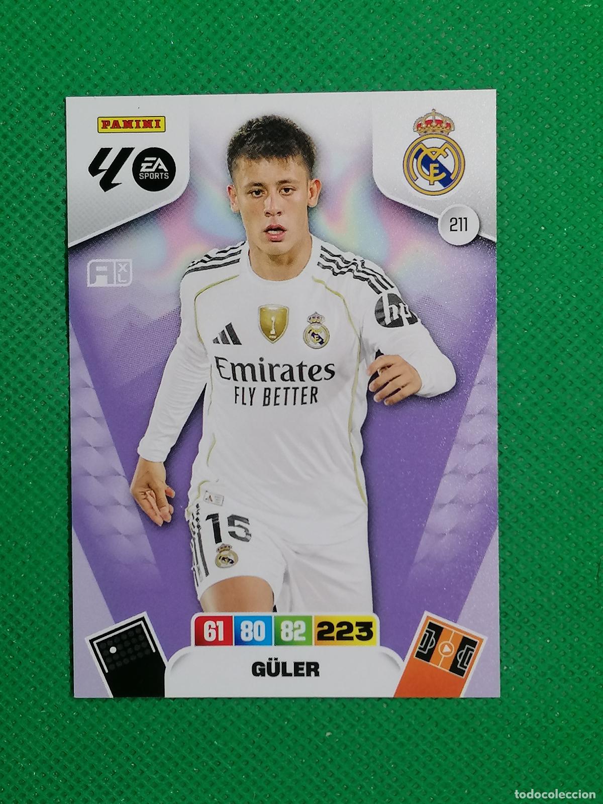 Cromos de f&uacute;tbol: 211 GULER REAL MADRID ⚽ LIGA ADRENALYN XL 2025 2026 25 26 ⚽