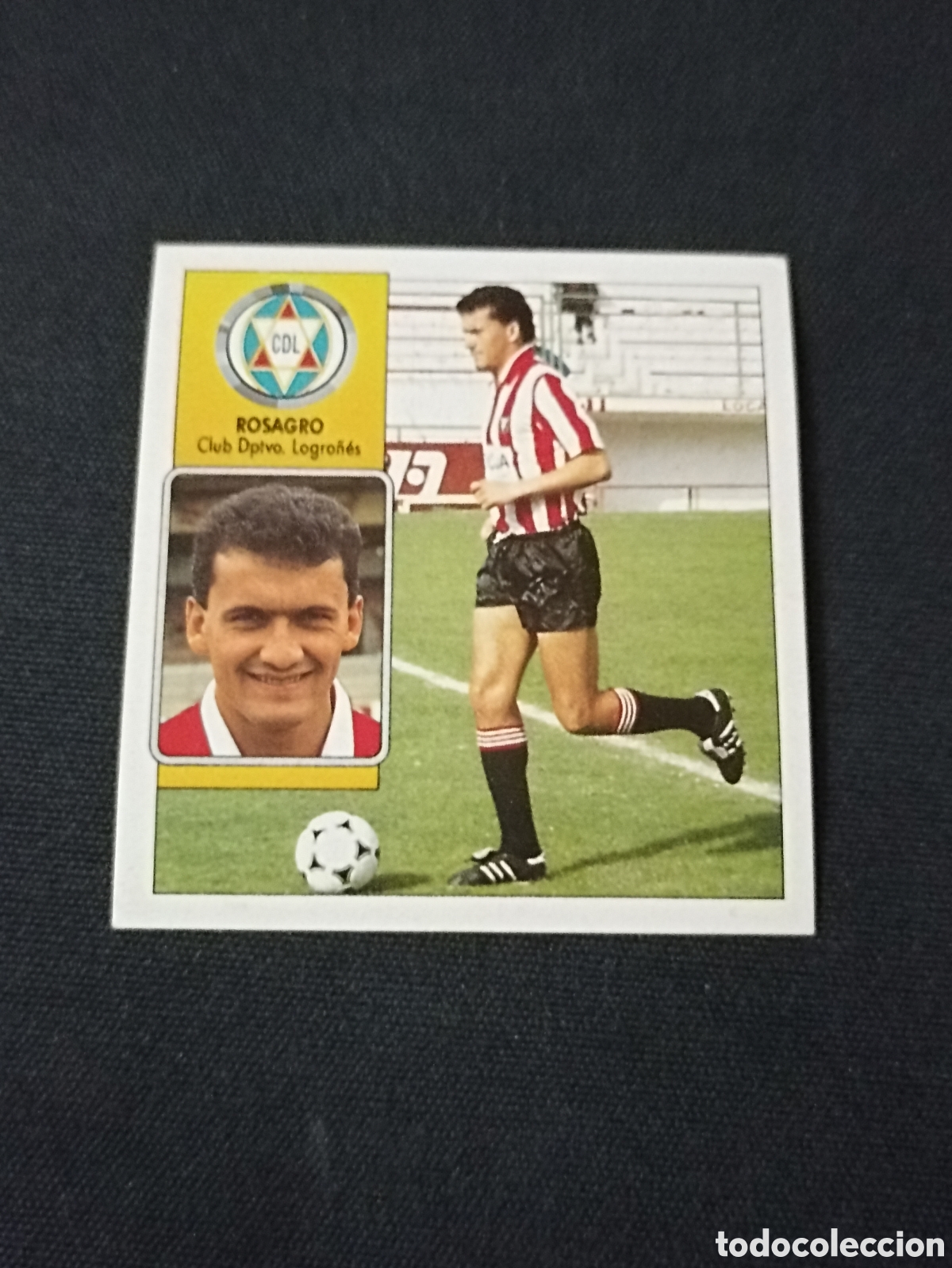 Fu&szlig;ball-Sticker: Rosagro ( Club Deportivo Logro&ntilde;&eacute;s ). Liga este 92-93. Nunca pegado