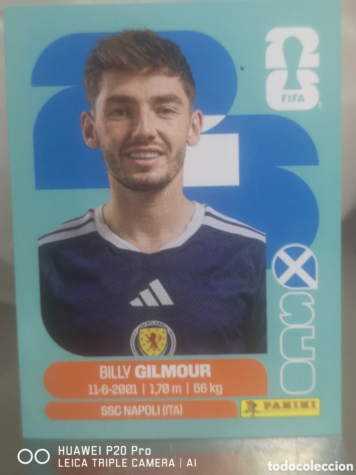 Cromos de f&uacute;tbol: FIFA WORLD CUP MUNDIAL 2026 BILLY GILMOUR - SCO 12