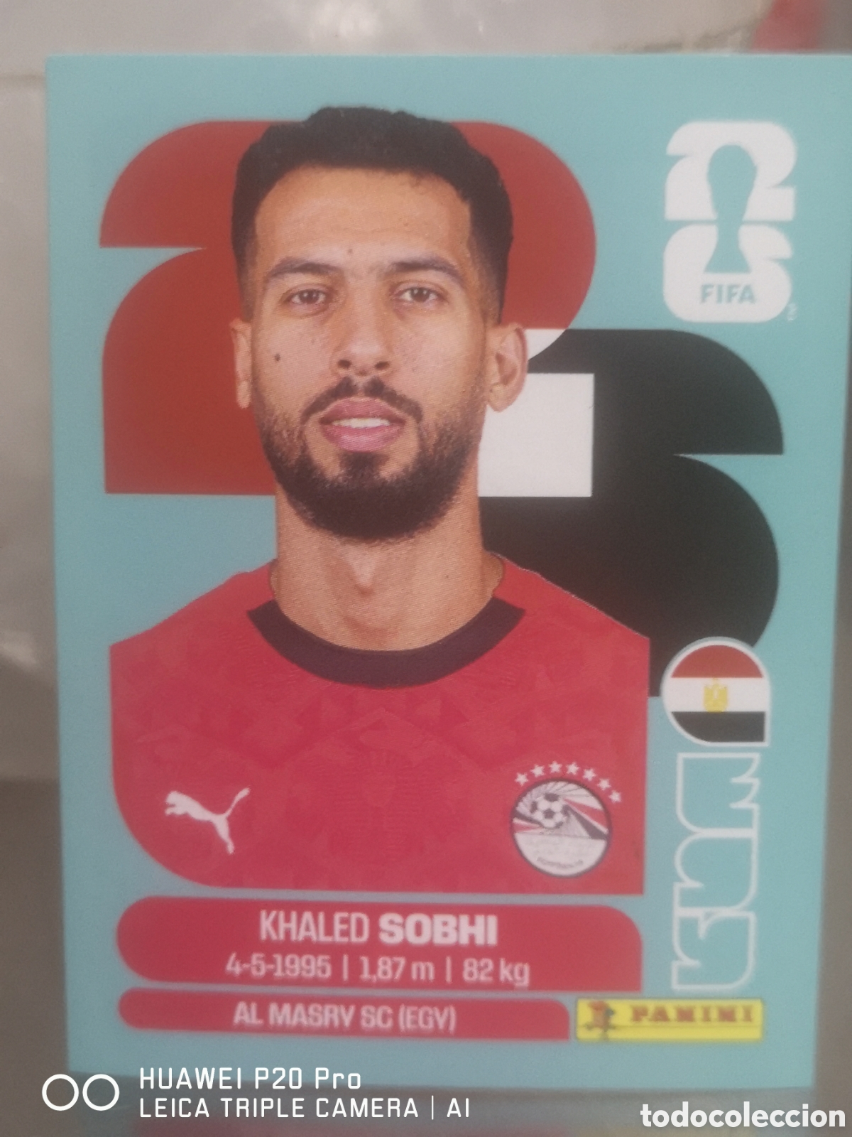 Cromos de f&uacute;tbol: FIFA WORLD CUP MUNDIAL 2026 KHALED SOBHI - EGY 6
