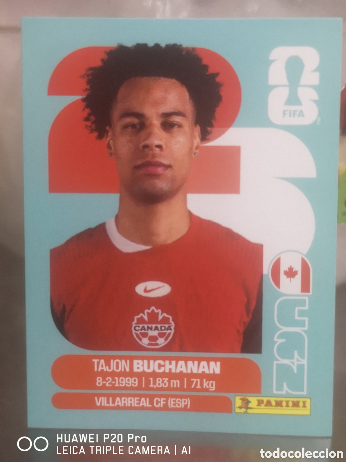Cromos de f&uacute;tbol: FIFA WORLD CUP MUNDIAL 2026 TAJON BUCHANAN - CAN 17