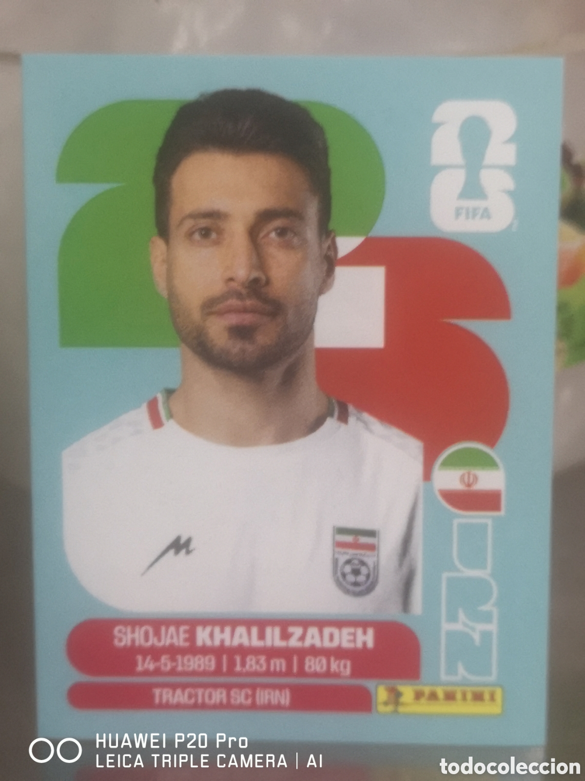 Cromos de f&uacute;tbol: FIFA WORLD CUP MUNDIAL 2026 KHALILZZDEN - IRN 6