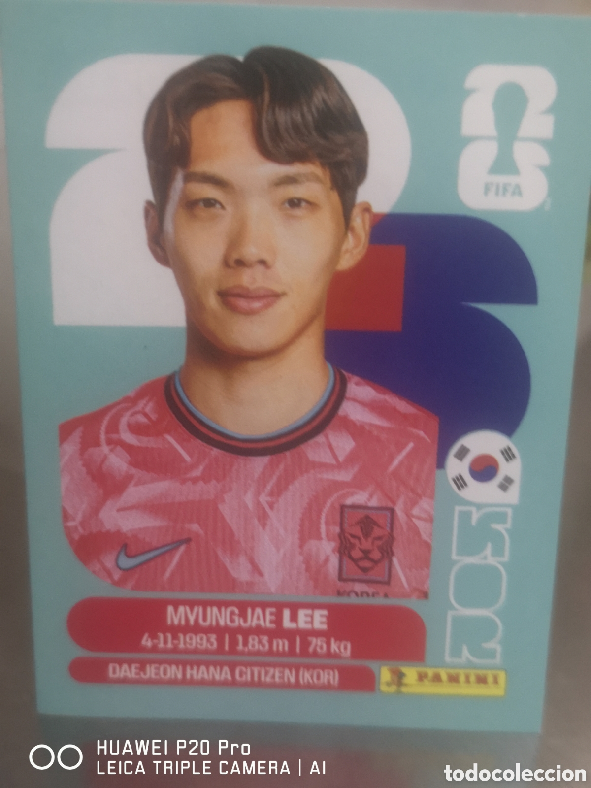 Cromos de f&uacute;tbol: FIFA WORLD CUP MUNDIAL 2026 MYUNGJAE LEE - KOR 9