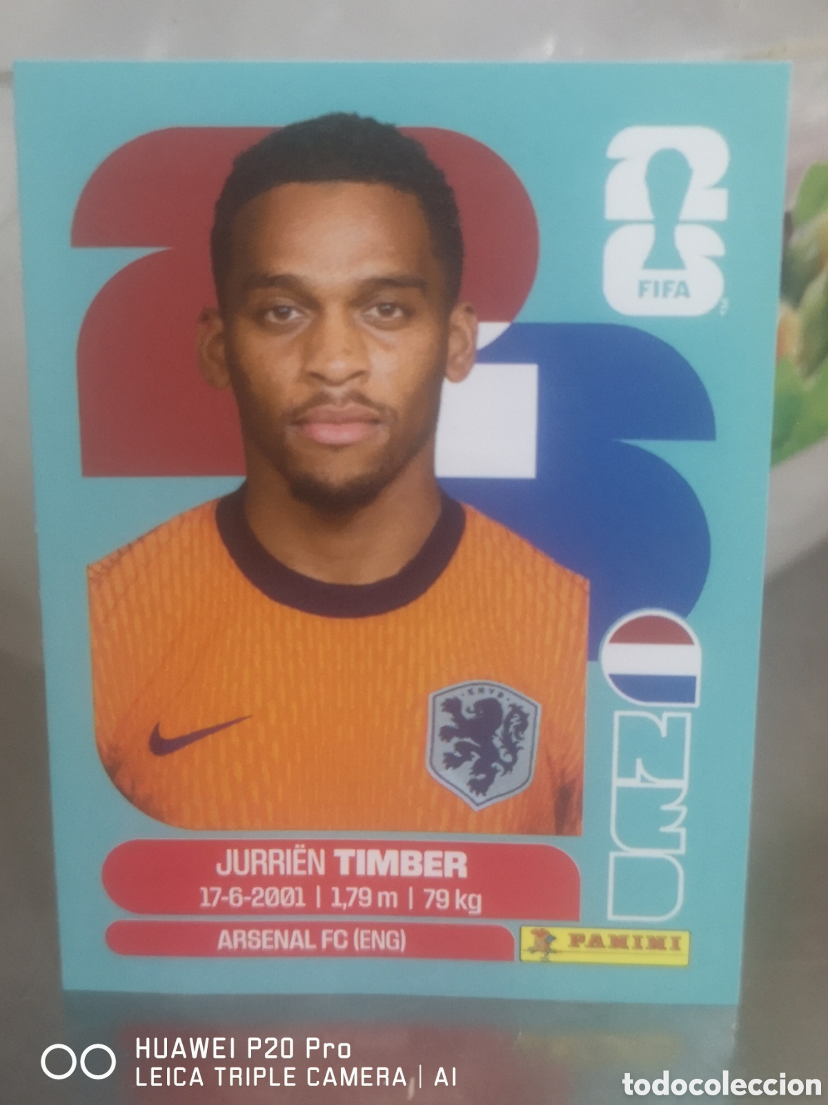 Cromos de f&uacute;tbol: FIFA WORLD CUP MUNDIAL 2026 JURRIEN TIMBER - NED 5