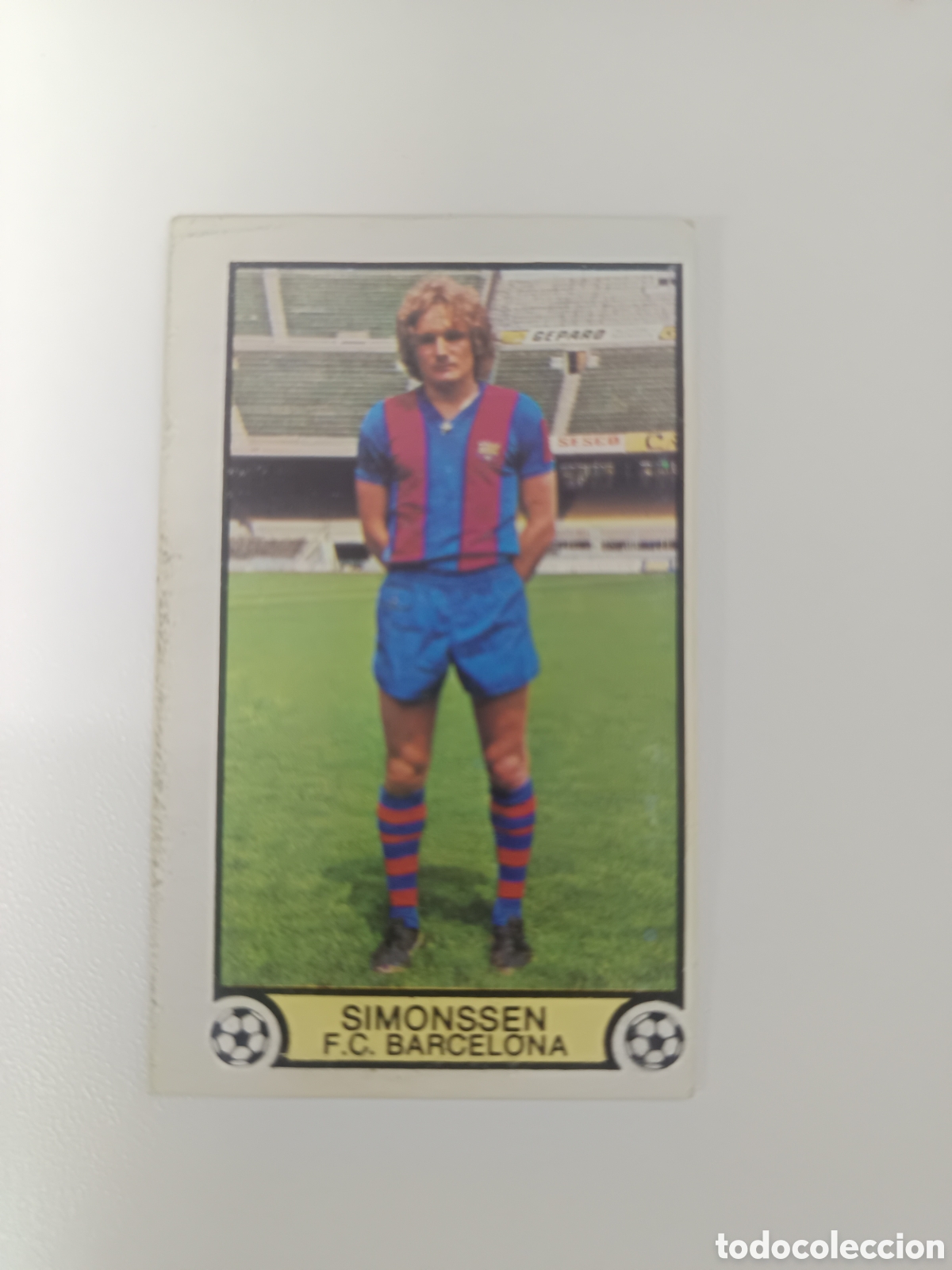 Cromos de f&uacute;tbol: CROMO SIMONSSEN VERSI&Oacute;N IMPOSIBLE ED ESTE LIGA 79 80 1979 1980