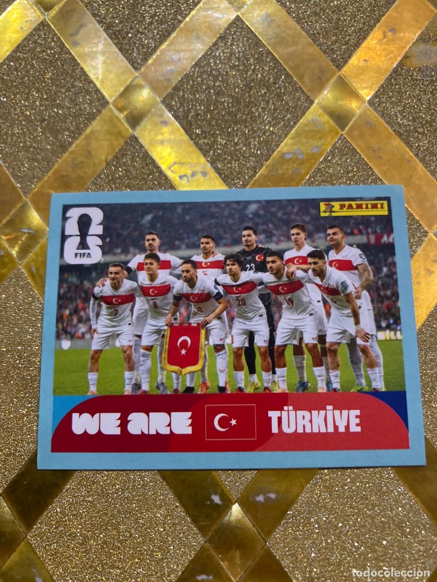 Cromos de f&uacute;tbol: CROMO DE F&Uacute;TBOL NUMERO TUR 13 EQUIPO TURQUIA MUNDIAL 2026 MEXICO-EEUU-CANADA PANINI !