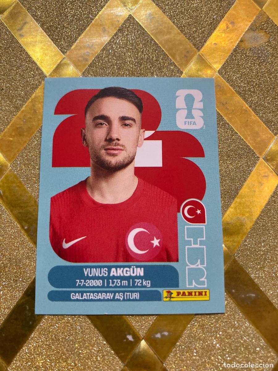 Cromos de f&uacute;tbol: CROMO DE F&Uacute;TBOL NUMERO TUR 16 YANUS TURQUIA MUNDIAL 2026 MEXICO-EEUU-CANADA PANINI !