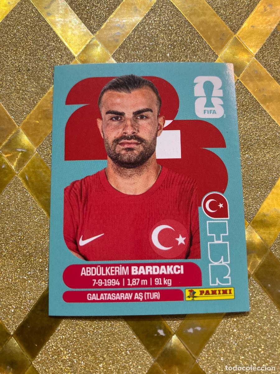 Cromos de f&uacute;tbol: CROMO DE F&Uacute;TBOL NUMERO TUR 5 BARDAKCI TURQUIA MUNDIAL 2026 MEXICO-EEUU-CANADA PANINI !