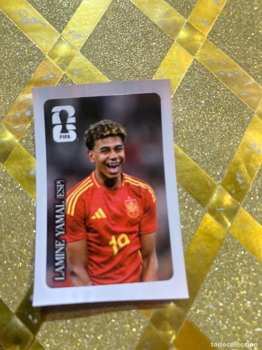 Cromos de f&uacute;tbol: CROMO ESPA&Ntilde;A LAMINE YAMAL STICKER PEGATINA COCA COLA MUNDIAL 2026 MEXICO-EEUU-CANADA PANINI !