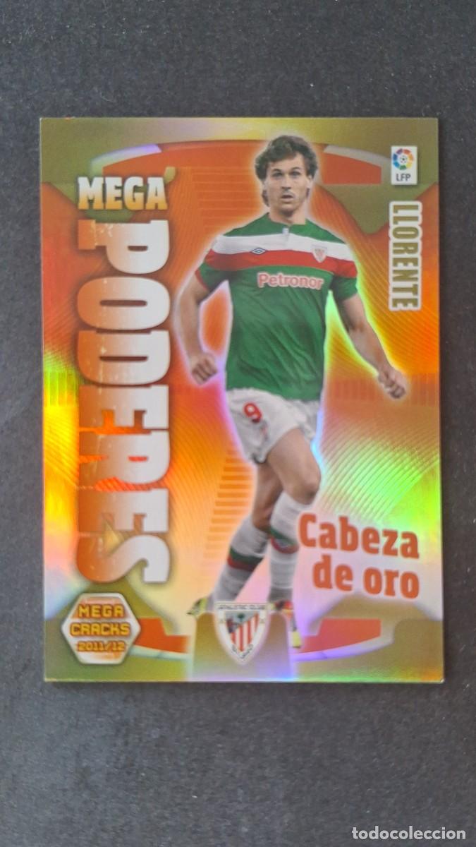 Cromos de f&uacute;tbol: L2 LLORENTE ATHLETIC CLUB DE BILBAO MEGA PODERES 388 PANINI MEGACRACKS 2011 2012 11 12
