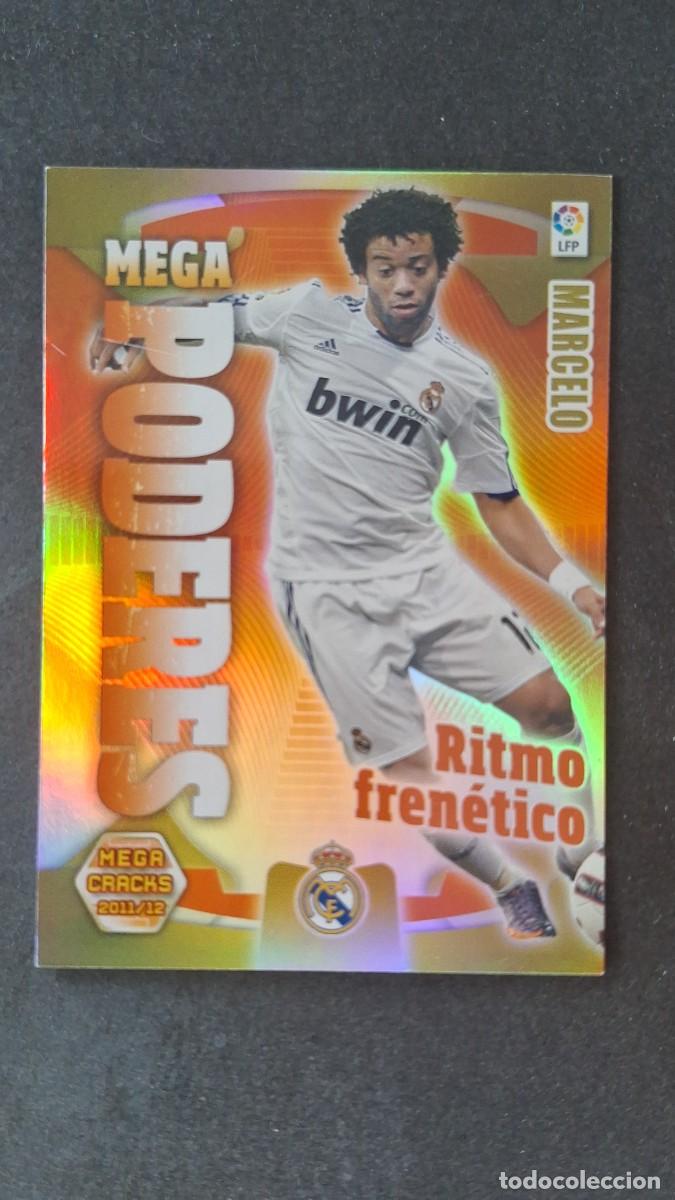Cromos de f&uacute;tbol: L2 MARCELO REAL MADRID MEGA PODERES 389 PANINI MEGACRACKS 2011 2012 11 12