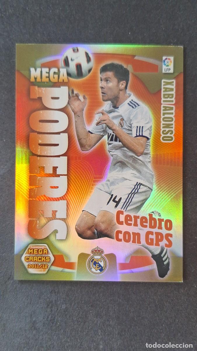 Cromos de f&uacute;tbol: L2 XABI ALONSO REAL MADRID MEGA PODERES 403 PANINI MEGACRACKS 2011 2012 11 12