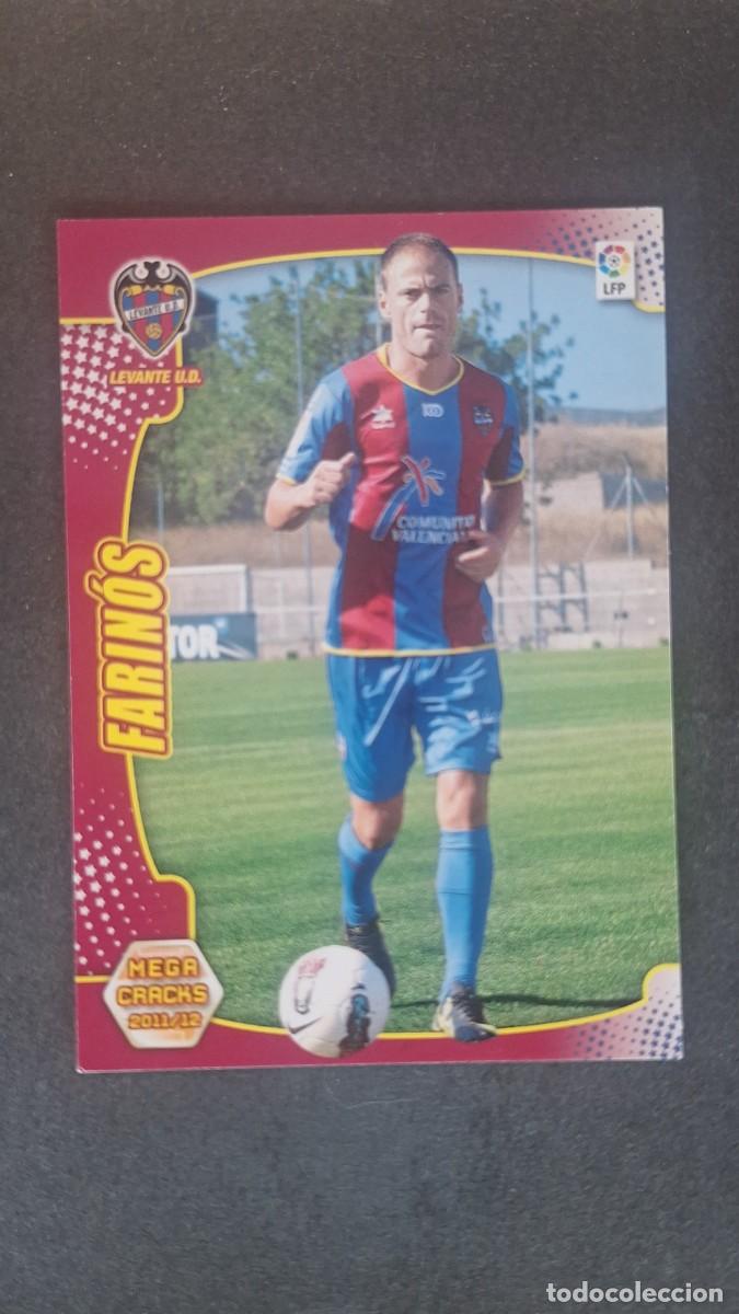 Cromos de f&uacute;tbol: L2 FARINOS LEVANTE U. D. NUEVO FICHAJE 444 PANINI MEGACRACKS 2011 2012 11 12