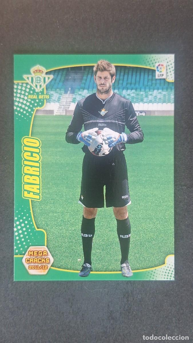 Cromos de f&uacute;tbol: L2 FABRICIO REAL BETIS BALOMPIE NUEVO FICHAJE 446 PANINI MEGACRACKS 2011 2012 11 12