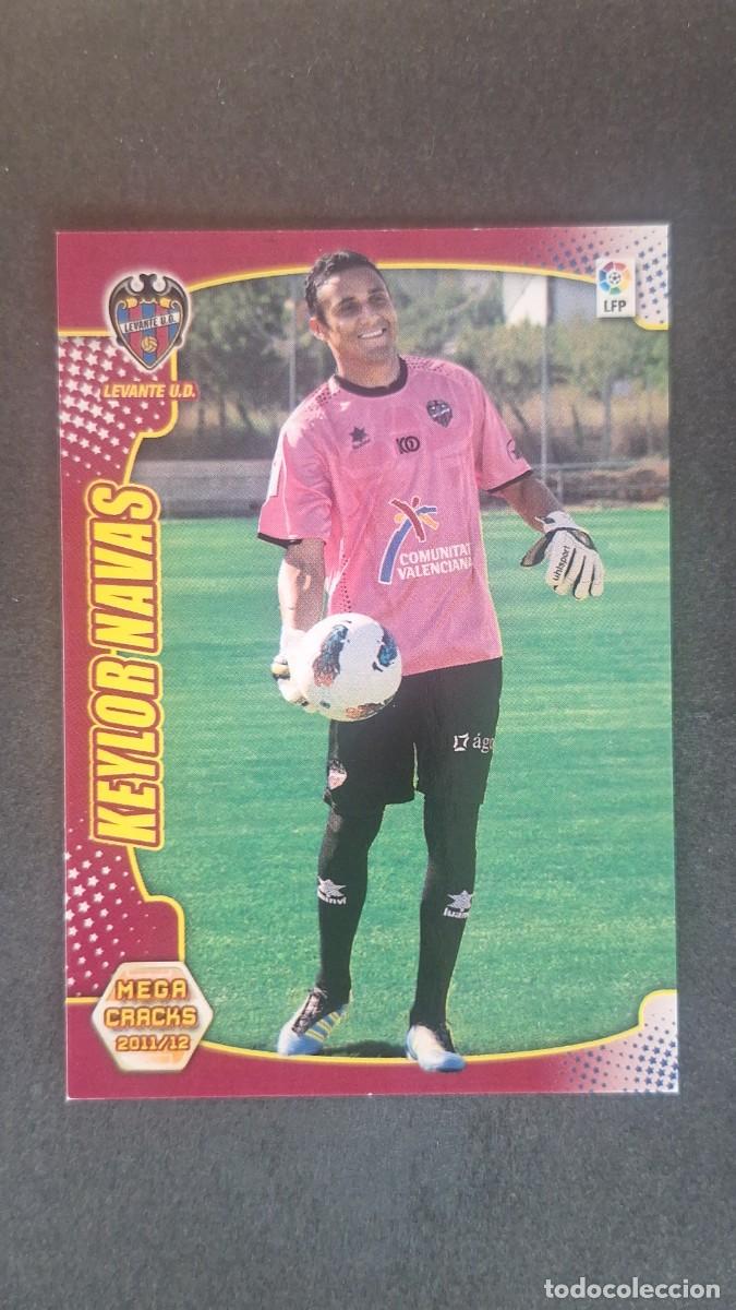 Cromos de f&uacute;tbol: L2 KEYLOR NAVAS LEVANTE U. D. NUEVO FICHAJE 450 PANINI MEGACRACKS 2011 2012 11 12