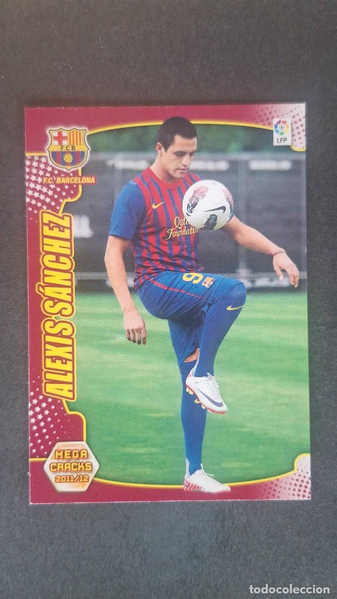 Cromos de f&uacute;tbol: L2 ALEXIS SANCHEZ F. C. BARCELONA NUEVO FICHAJE 455 PANINI MEGACRACKS 2011 2012 11 12