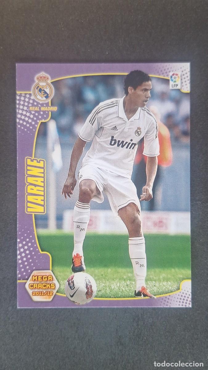 Cromos de f&uacute;tbol: L2 VARANE REAL MADRID NUEVO FICHAJE 457 PANINI MEGACRACKS 2011 2012 11 12