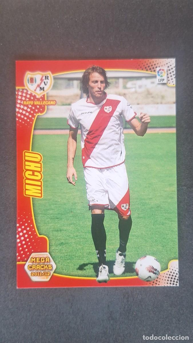 Cromos de f&uacute;tbol: L2 MICHU RAYO VALLECANO NUEVO FICHAJE 464 PANINI MEGACRACKS 2011 2012 11 12