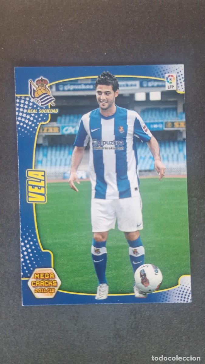Cromos de f&uacute;tbol: L2 VELA REAL SOCIEDAD NUEVO FICHAJE 472 PANINI MEGACRACKS 2011 2012 11 12