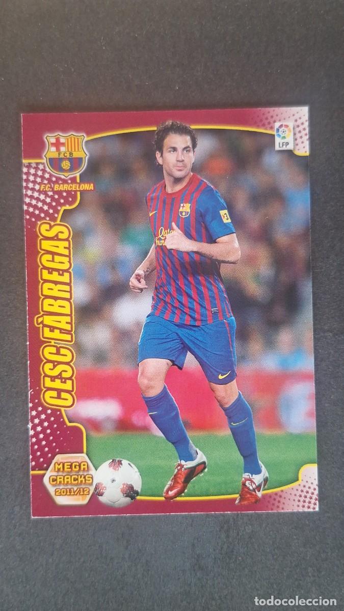 Cromos de f&uacute;tbol: L2 CESC FABREGAS F. C. BARCELONA NUEVO FICHAJE 473 PANINI MEGACRACKS 2011 2012 11 12
