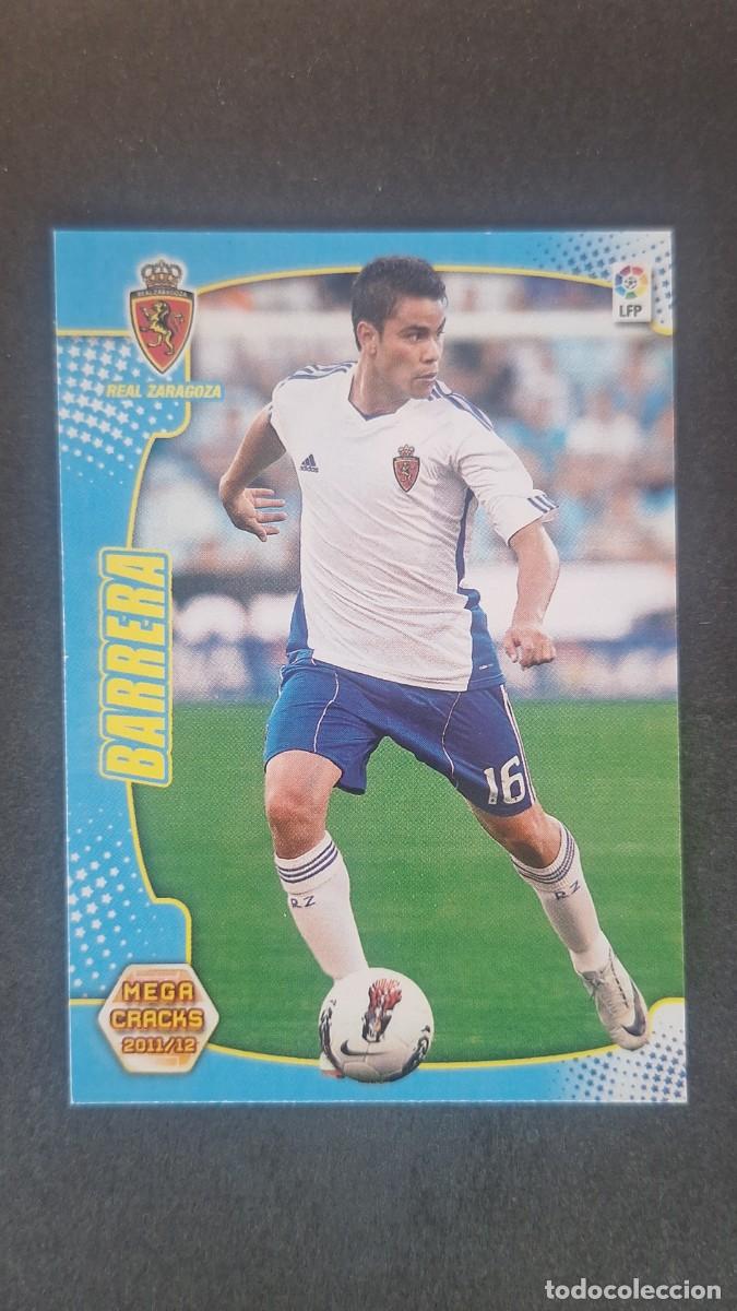 Fu&szlig;ball-Sticker: L2 BARRERA REAL ZARAGOZA NUEVO FICHAJE 484 PANINI MEGACRACKS 2011 2012 11 12