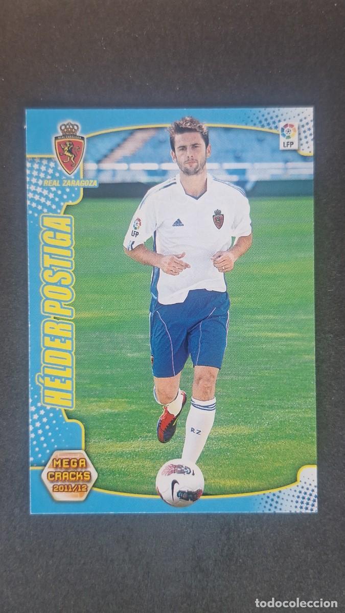 Figurine di Calcio: L2 HELDER POSTIGA REAL ZARAGOZA NUEVO FICHAJE 494 PANINI MEGACRACKS 2011 2012 11 12