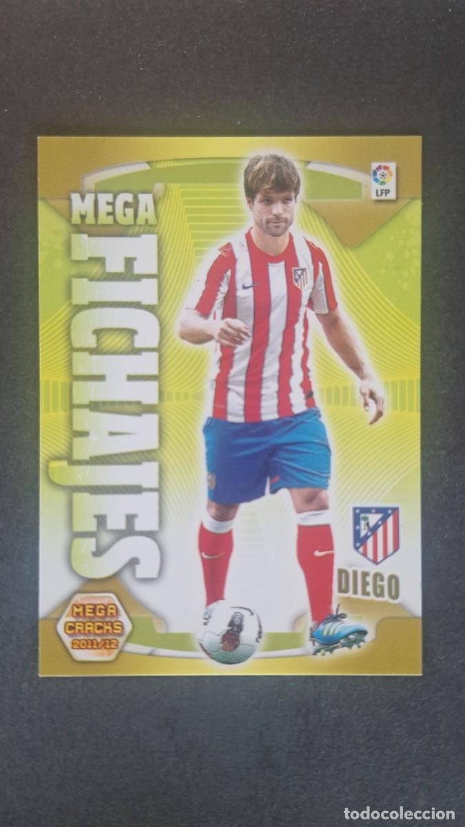 Figurine di Calcio: L2 DIEGO ATLETICO DE MADRID MEGA FICHAJE 500 PANINI MEGACRACKS 2011 2012 11 12