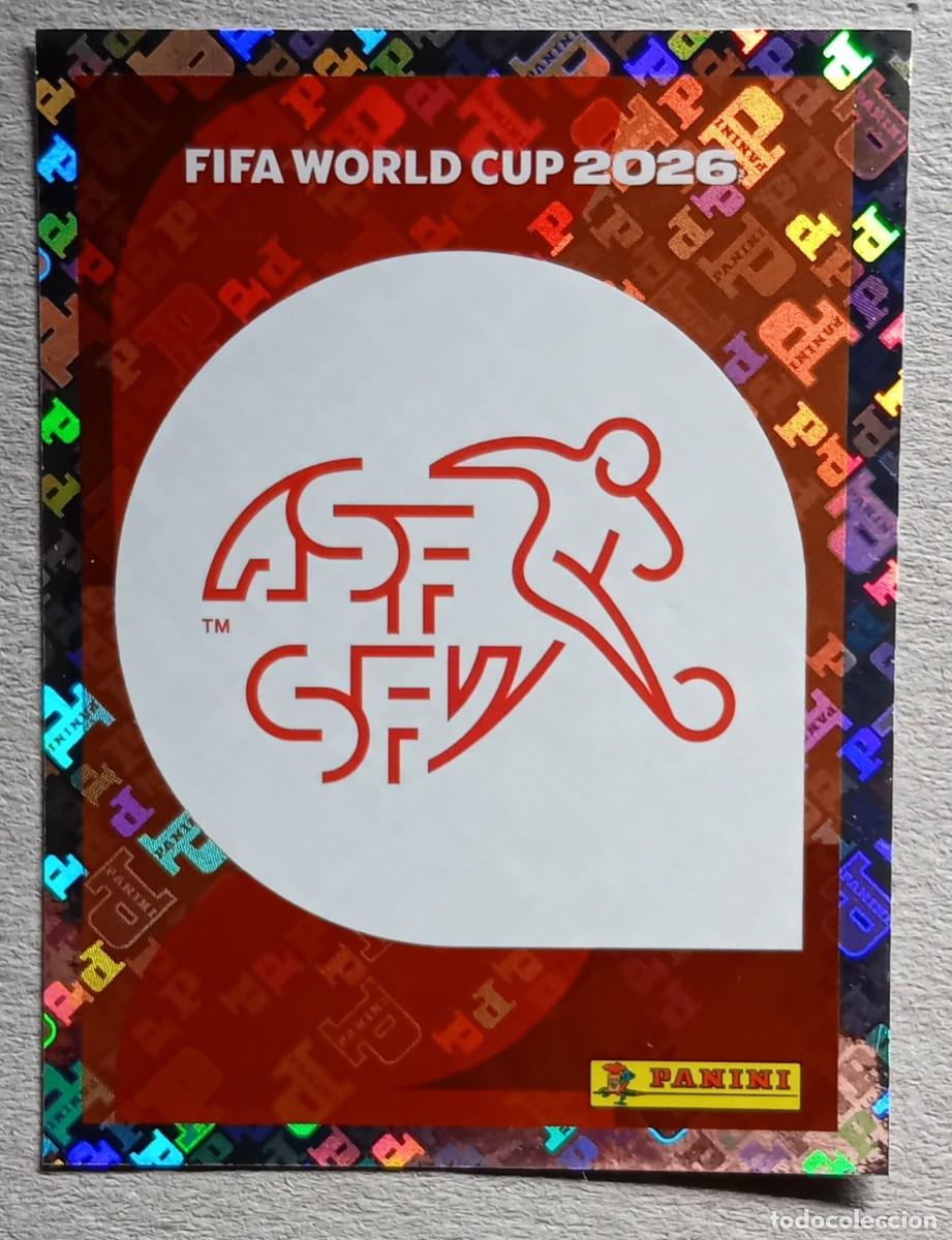 Figurine di Calcio: Figurina Panini 2026 Cromo World Cup Usa Mundial 2026 scudetto escudo badge Switzerland n SUI 1