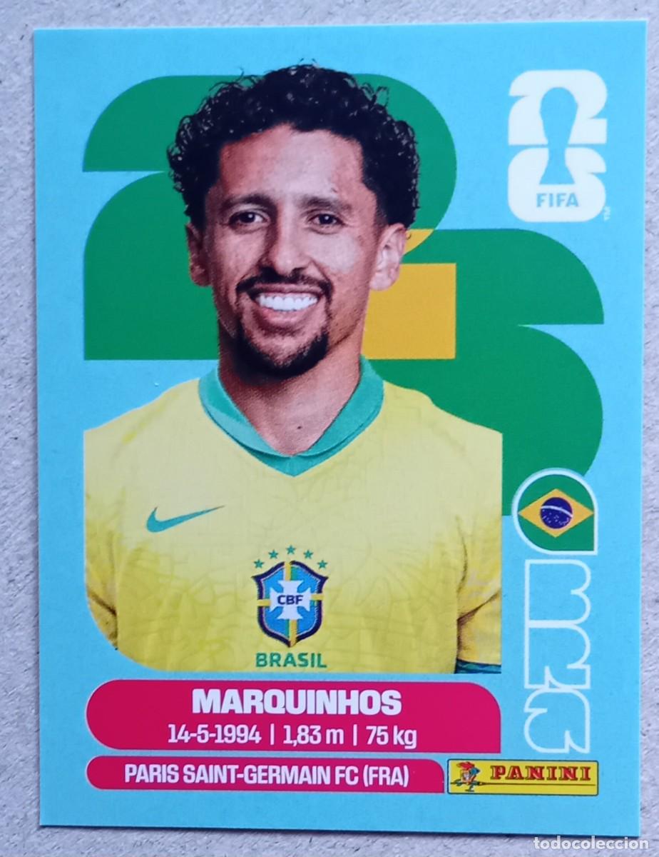 Figurine di Calcio: Figurina Panini 2026 Cromo World Cup Usa Mundial 2026 Marquinhos Brazil n BRA 4