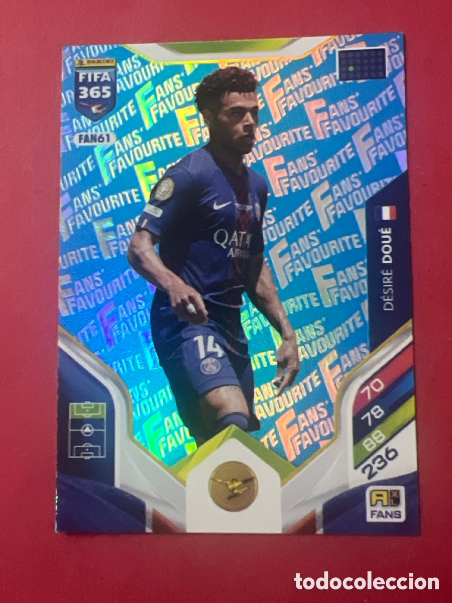 Cartes &agrave; collectionner de Football: C9120. FAN61 paralela blue DOUE PSG ADRENALYN 365 2025 2026 25 26 CARD CROMO PANINI TOPPS