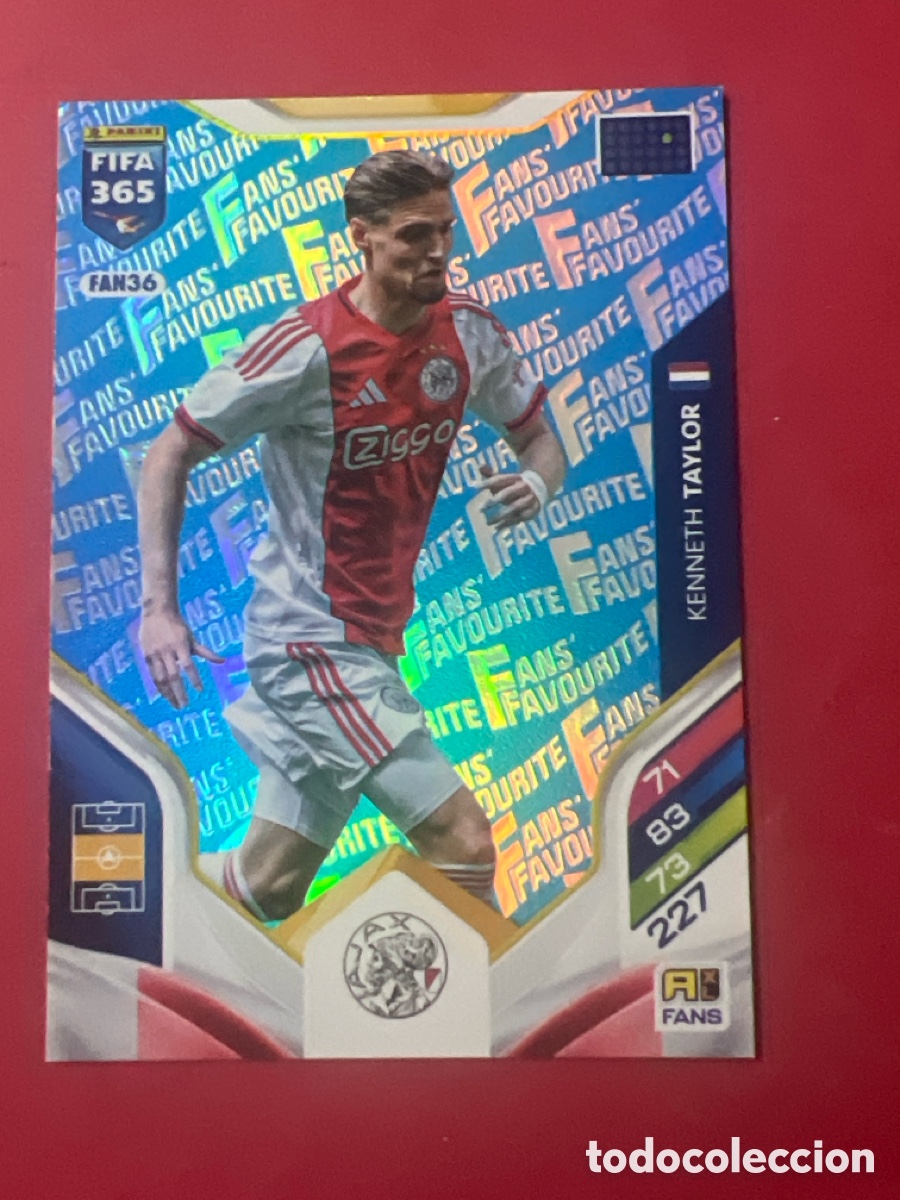 Cartes &agrave; collectionner de Football: FAN36 Taylor - Ajax De Amsterdam - Paralela Azul - Blue - Fans - Adrenalyn Fifa 365 2026 - Panini 26