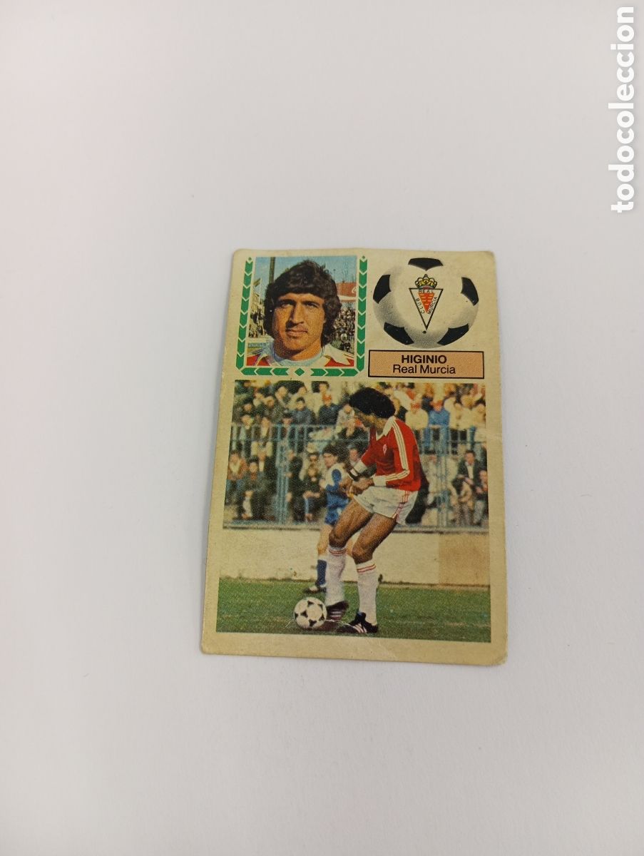 Cartes &agrave; collectionner de Football: HIGINIO Murcia Liga Este 1983 1984 NUEVO 83 84 SIN PEGAR