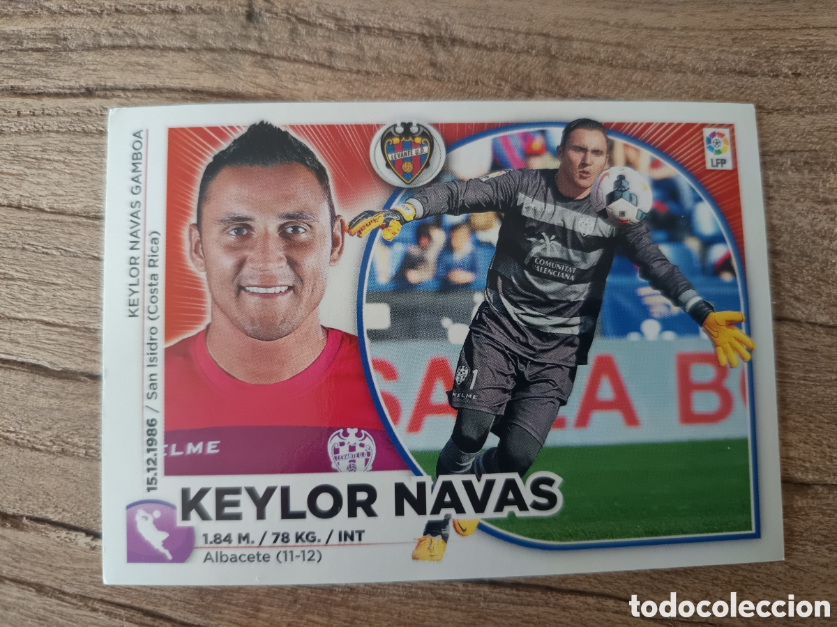Fu&szlig;ball-Sticker: Cromo Liga Este 2014 2015 Keylor Navas UD Levante