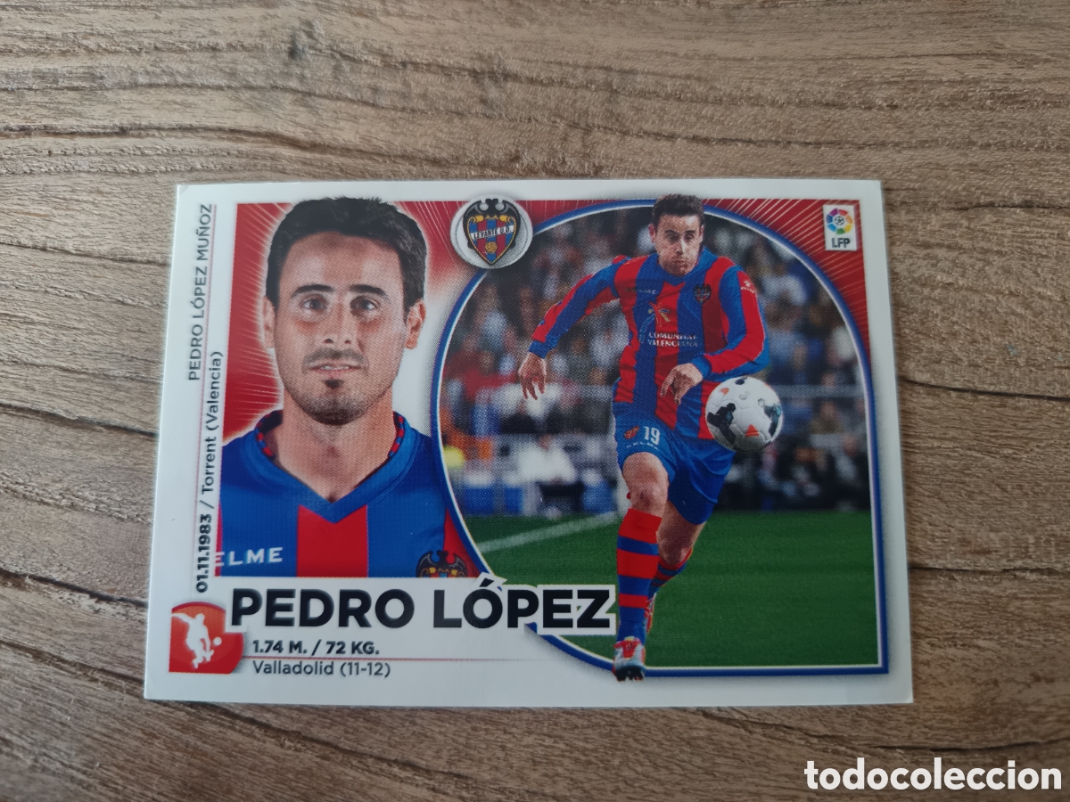 Fu&szlig;ball-Sticker: Cromo Liga Este 2014 2015 Pedro L&oacute;pez Levante