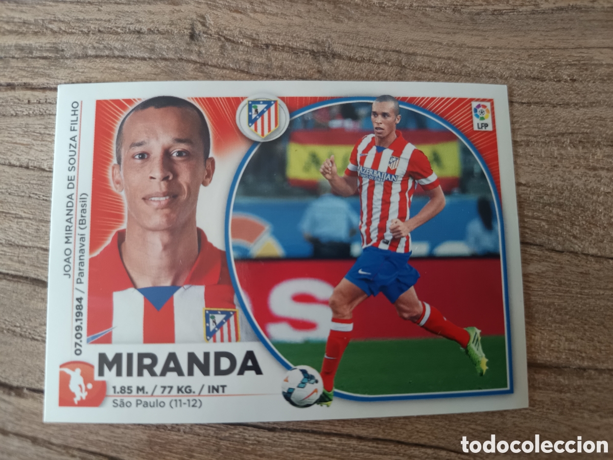 Figurine di Calcio: Cromo Liga Este 2014 2015 Miranda Atl&eacute;tico de Madrid