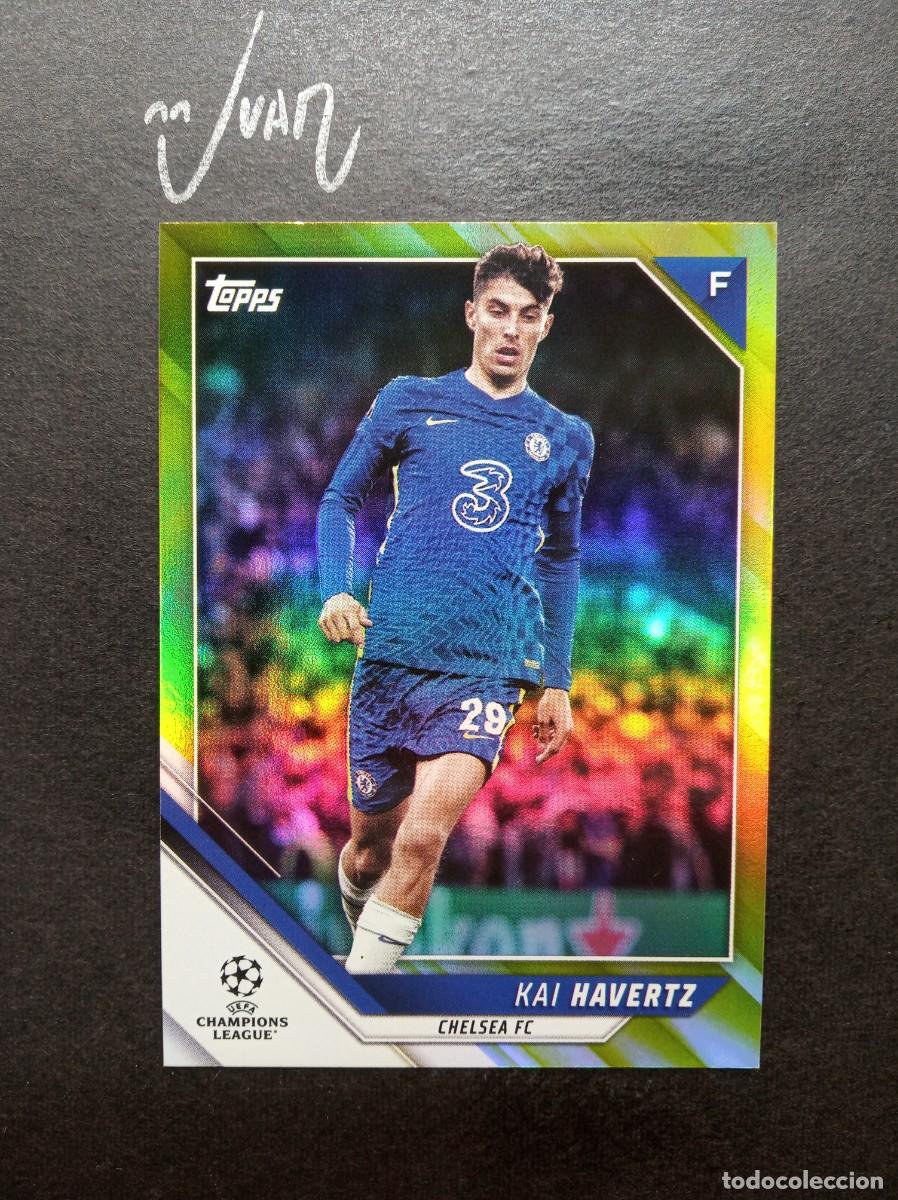 Cartes &agrave; collectionner de Football: NUMERADA #/250 YELLOW HAVERTZ CHELSEA ALEMANIA MUNDIAL 2026 ⚽ TOPPS &reg; UCL FLAGSHIP 2021 2022 21 22