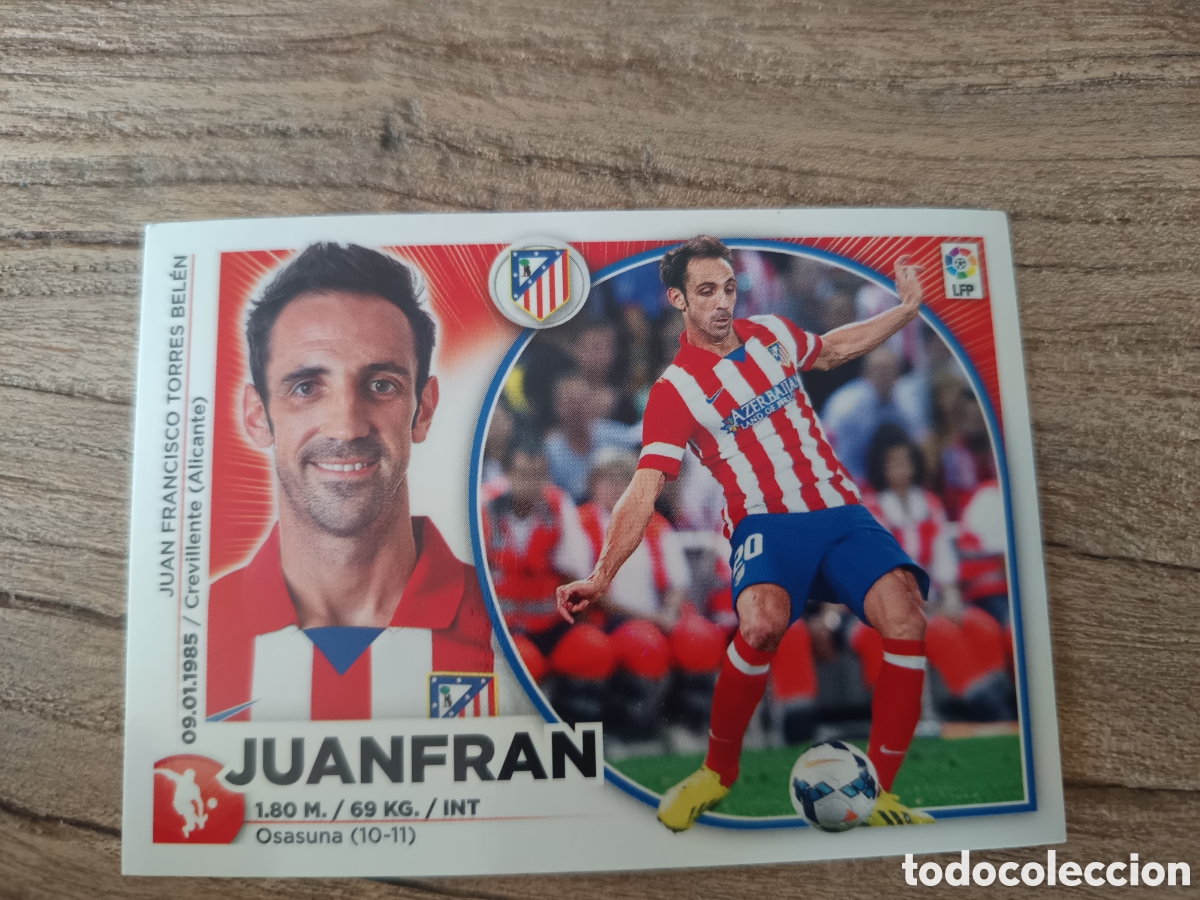 Figurine di Calcio: Cromo Liga Este Juanfran Atl&eacute;tico de Madrid 2014 2015