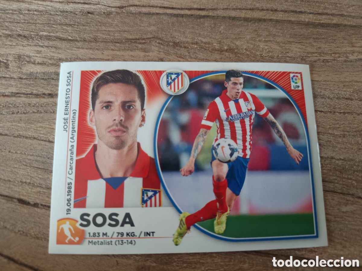Figurine di Calcio: Cromo Liga Este Sosa Atl&eacute;tico de Madrid