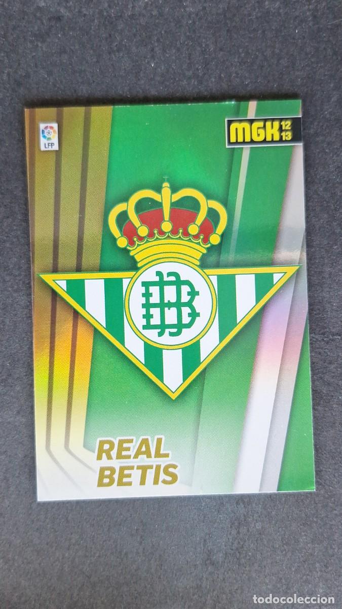 Cromos de Futebol: L1 ESCUDO REAL BETIS BALOMPIE 55 PANINI MEGACRACKS 2012 2013 12 13
