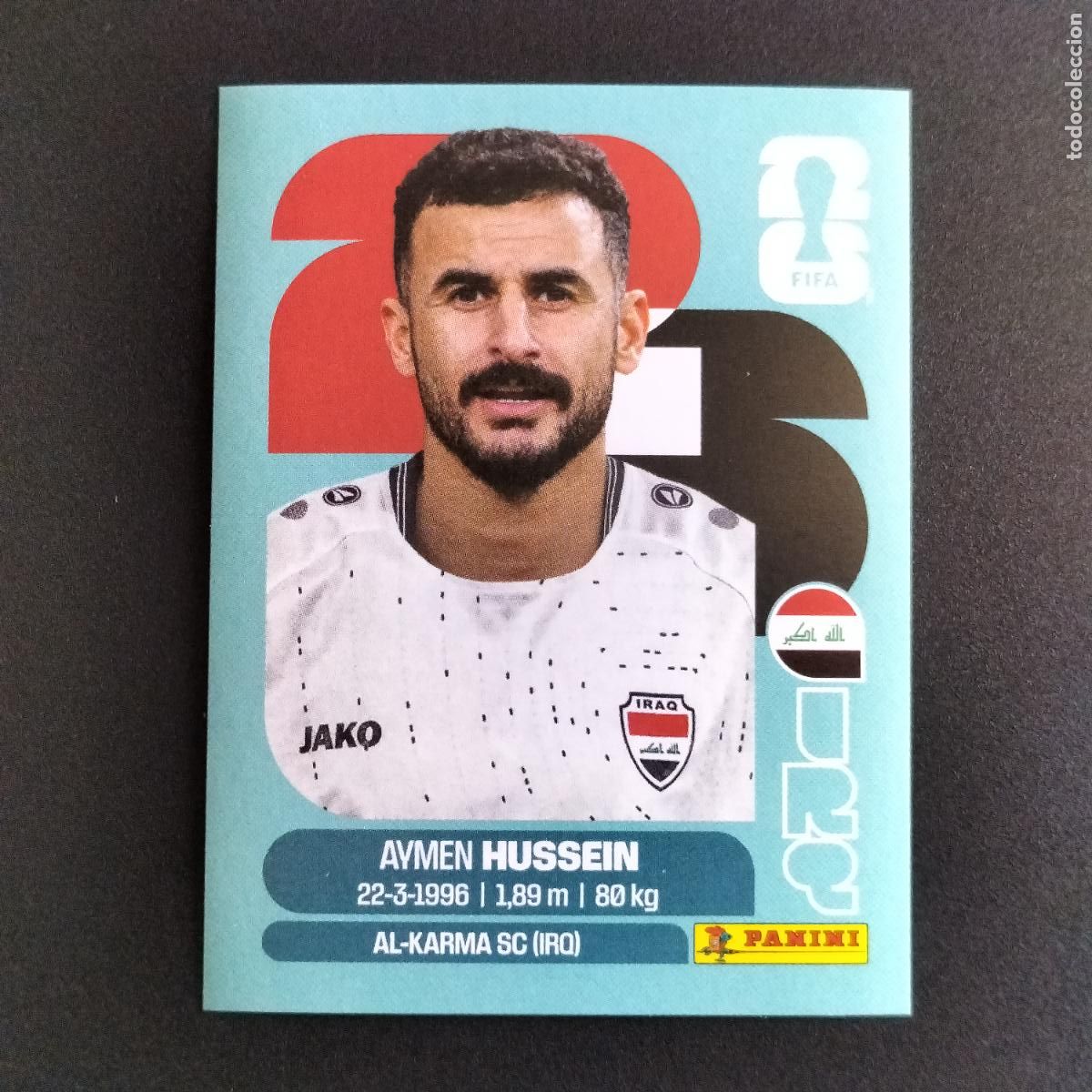 Cromos de Futebol: IRQ 19 AYMEN HUSSEIN IRAQ CROMOS STICKER MUNDIAL 26 2026 FIFA WORLD CUP PANINI