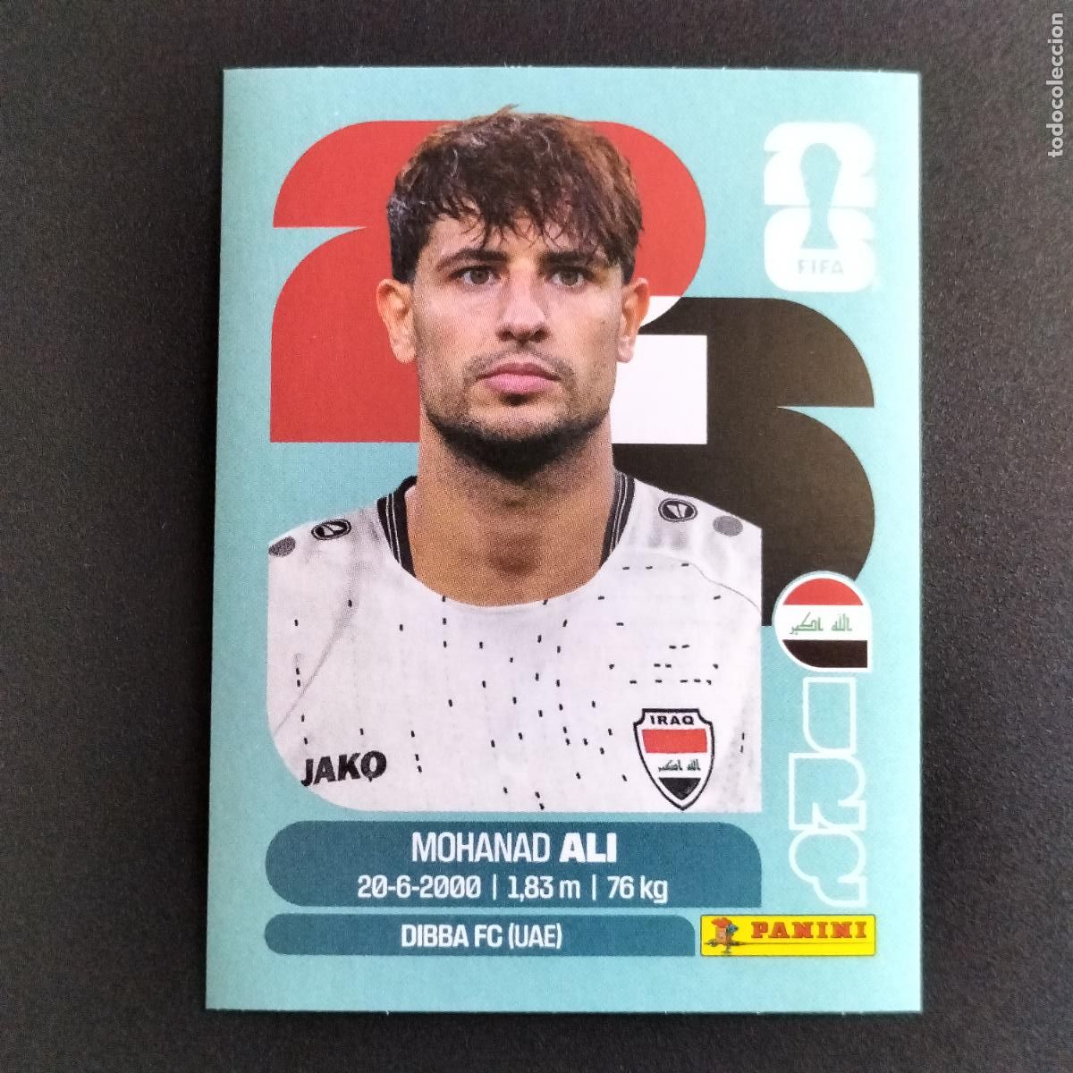 Cromos de Futebol: IRQ 20 MOHANAD ALI IRAQ CROMOS STICKER MUNDIAL 26 2026 FIFA WORLD CUP PANINI