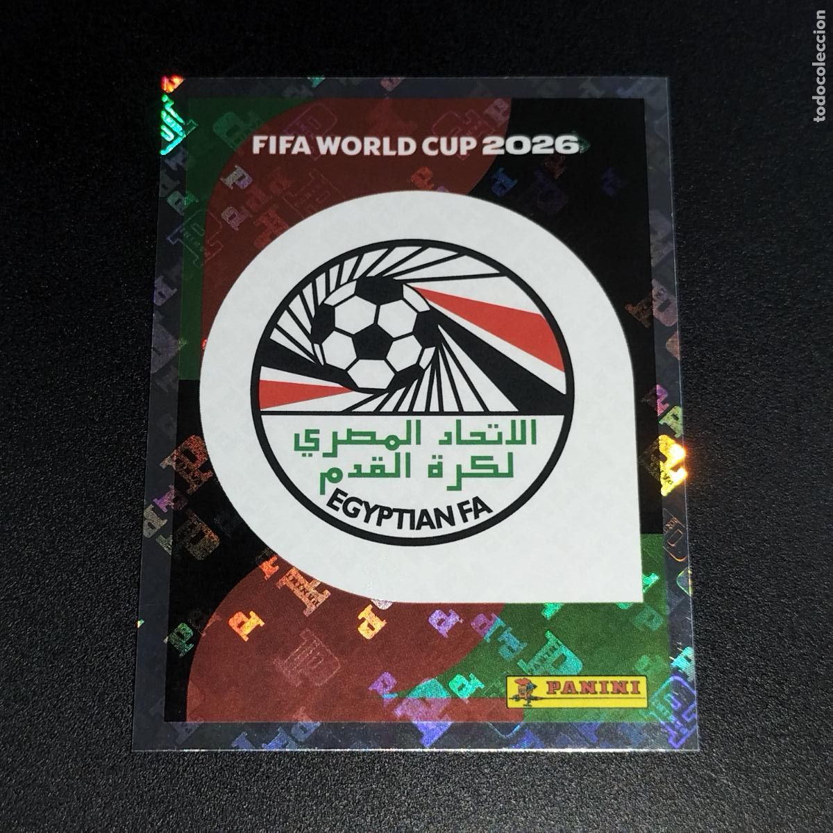Cromos de f&uacute;tbol: EGY 1 LOGO ESCUDO EGIPTO CROMOS STICKER MUNDIAL 26 2026 FIFA WORLD CUP PANINI
