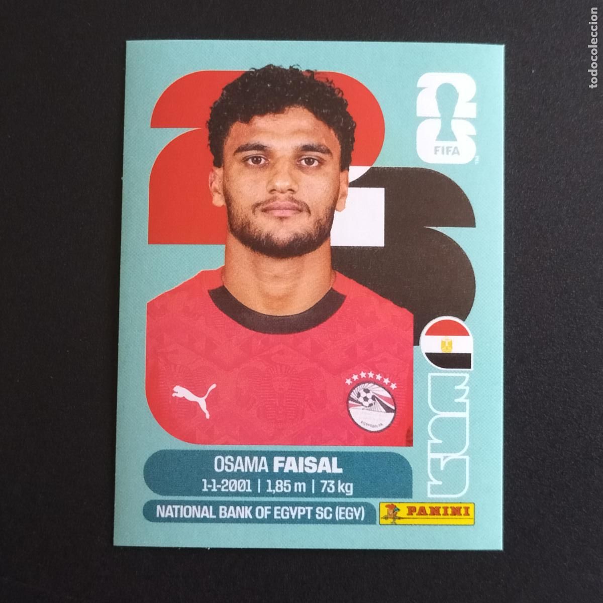 Cromos de Futebol: EGY 16 OSAMA FAISAL CROMOS STICKER MUNDIAL 26 2026 FIFA WORLD CUP PANINI
